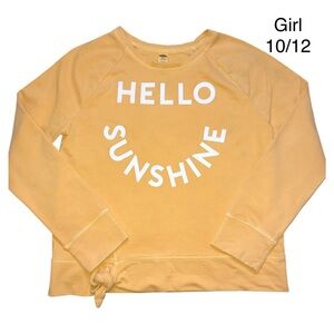 Old Navy Girls Faded Style Sweatshirt Size L 10-12